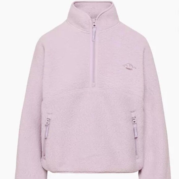 Aritzia Sweaters - Aritzia TNA Bigfoot Half Zip in "Lite Lilac" color